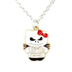 3 For $35 Hello Kitty As Nightmare Before Christmas Jack Skellington Necklace